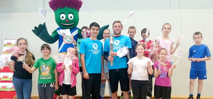 The Commonwealth Games Torch Visits Prestatyn